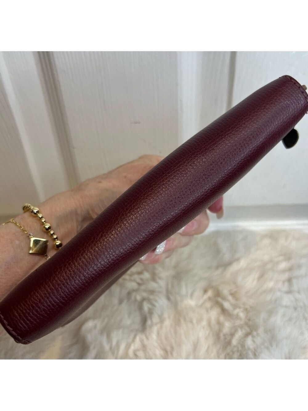 KATE SPADE NEW YORK BURGUNDY/DEEP PLUM WALLET - Picture 10 of 15
